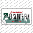 Number 1 Saints Fan Novelty Sticker Decal