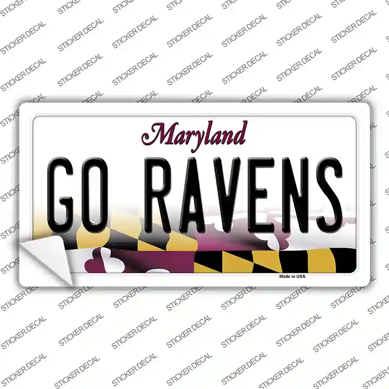 Go Ravens Novelty Sticker Decal