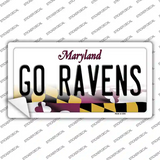 Go Ravens Novelty Sticker Decal