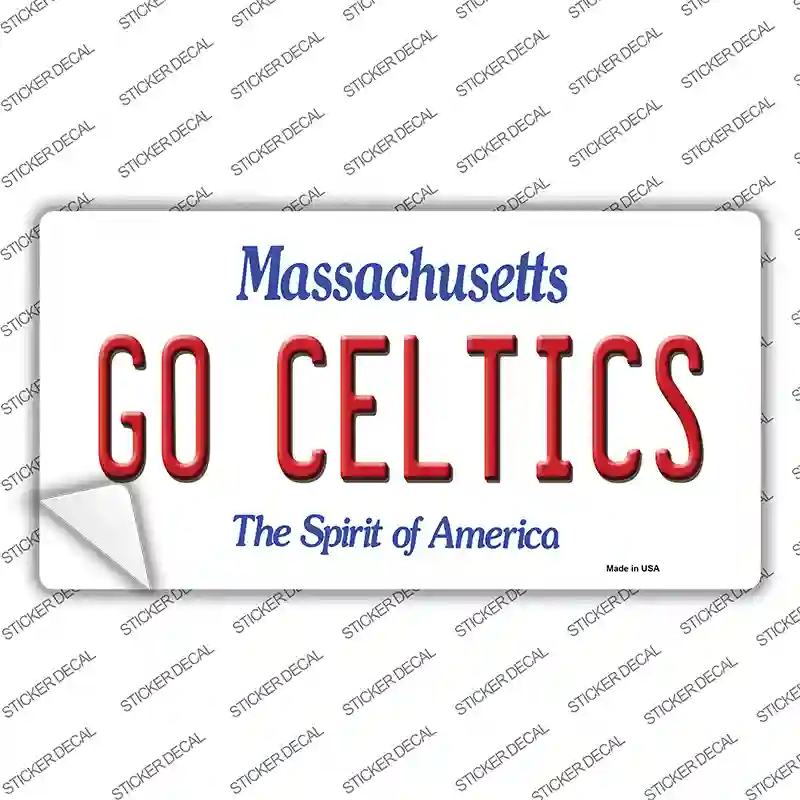 Go Celtics Novelty Sticker Decal