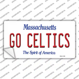 Go Celtics Novelty Sticker Decal