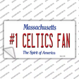 Number 1 Celtics Fan Novelty Sticker Decal