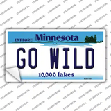 Go Wild Novelty Sticker Decal