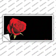 Rose Offset Novelty Sticker Decal