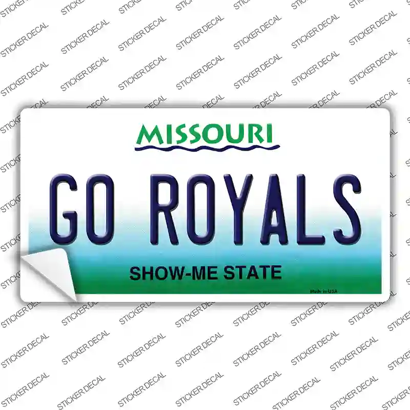 Go Royals Novelty Sticker Decal