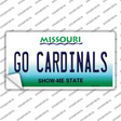 Missouri Go Cardinals Novelty Sticker Decal