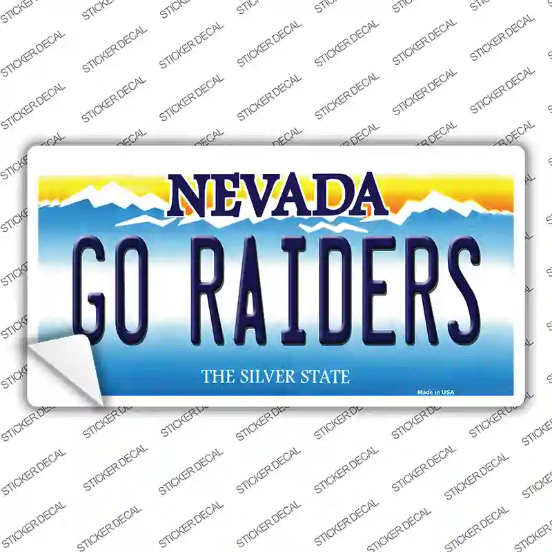 Go Raiders Nevada Novelty Sticker Decal