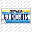 Go Golden Knights Novelty Sticker Decal
