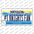 Number 1 Golden Knights Fan Novelty Sticker Decal