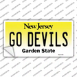 Go Devils Novelty Sticker Decal