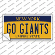 New York Go Giants Novelty Sticker Decal