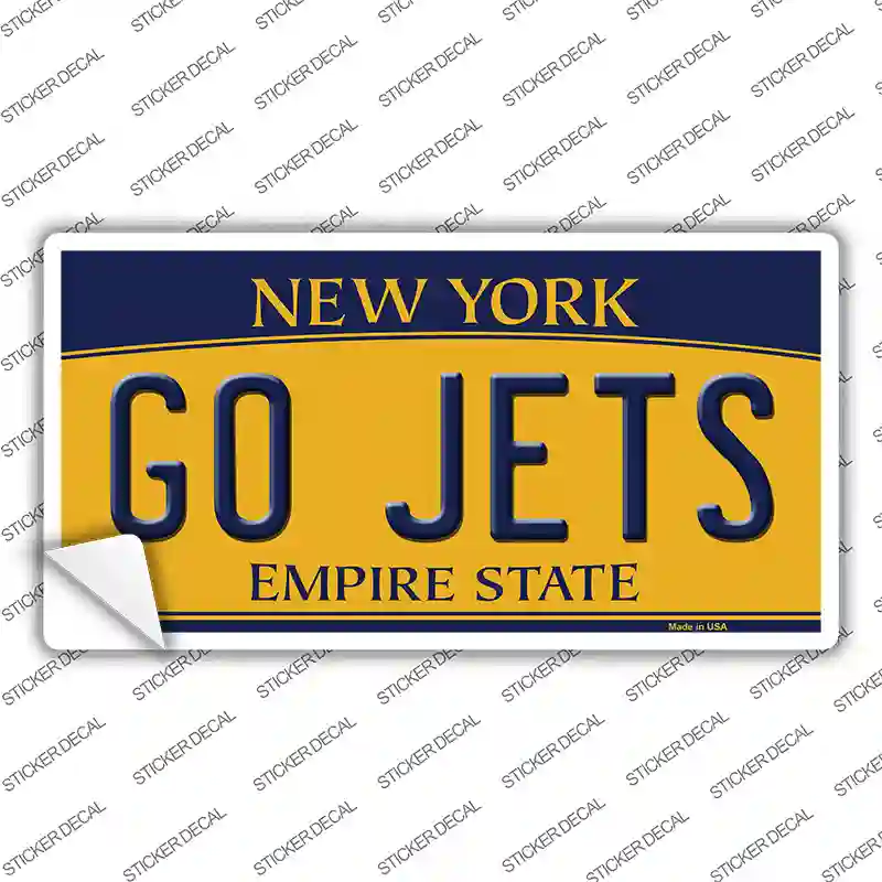 New York Go Jets Novelty Sticker Decal