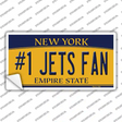 Numbers 1 Jets Fan Novelty Sticker Decal