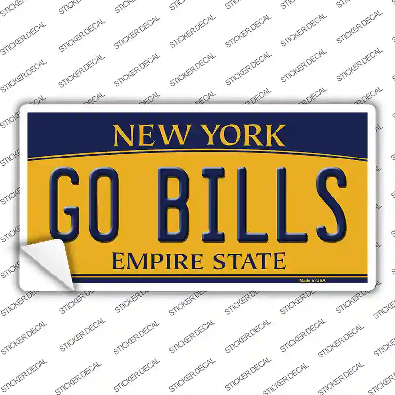 Go Bills Novelty Sticker Decal
