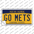 Go Mets Novelty Sticker Decal