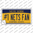 Number 1 Nets Fan Novelty Sticker Decal