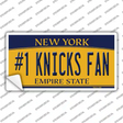 Number 1 Knicks Fan Novelty Sticker Decal