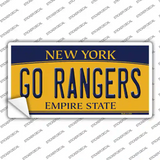 Go Rangers Novelty Sticker Decal