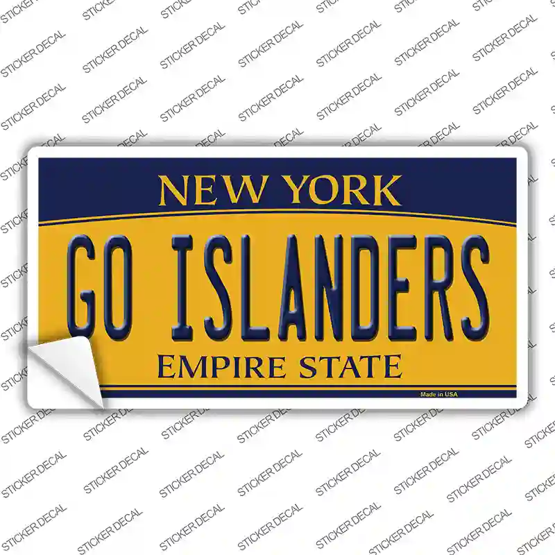 Go Islanders Novelty Sticker Decal