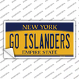 Go Islanders Novelty Sticker Decal
