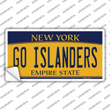 Go Islanders Novelty Sticker Decal