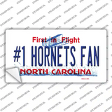Number 1 Hornets Fan Novelty Sticker Decal