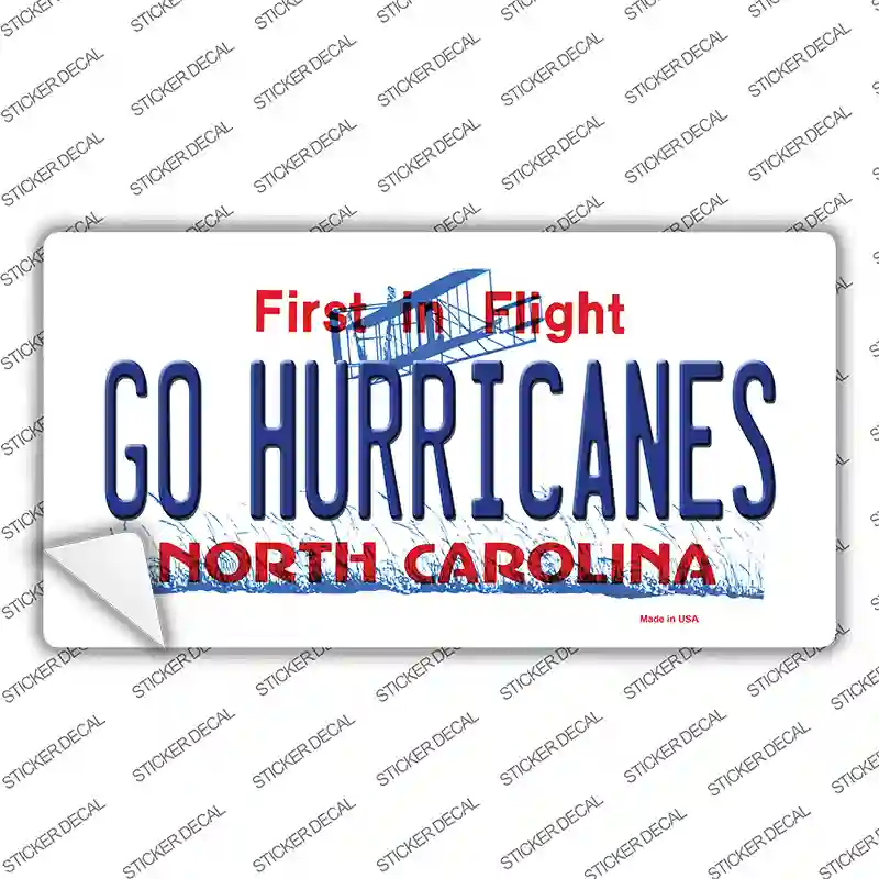 Go Hurricanes Novelty Sticker Decal