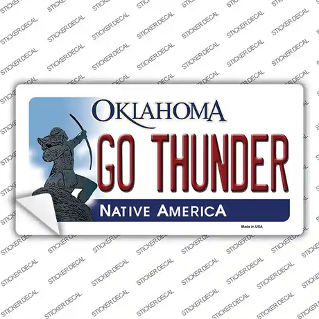 Go Thunder Novelty Sticker Decal