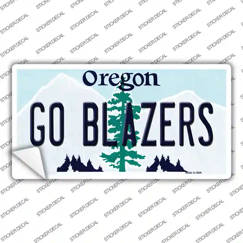 Go Blazers Novelty Sticker Decal