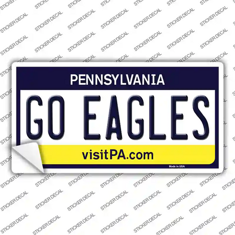 Go Eagles Novelty Sticker Decal