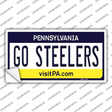 Go Steelers Novelty Sticker Decal