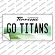 Go Titans Novelty Sticker Decal