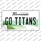 Go Titans Novelty Sticker Decal