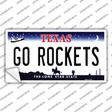 Go Rockets Novelty Sticker Decal