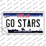 Go Stars Novelty Sticker Decal