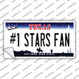 Number 1 Stars Fan Novelty Sticker Decal
