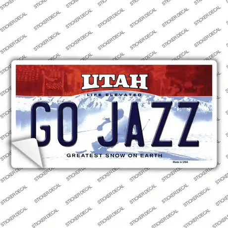 Go Jazz Novelty Sticker Decal