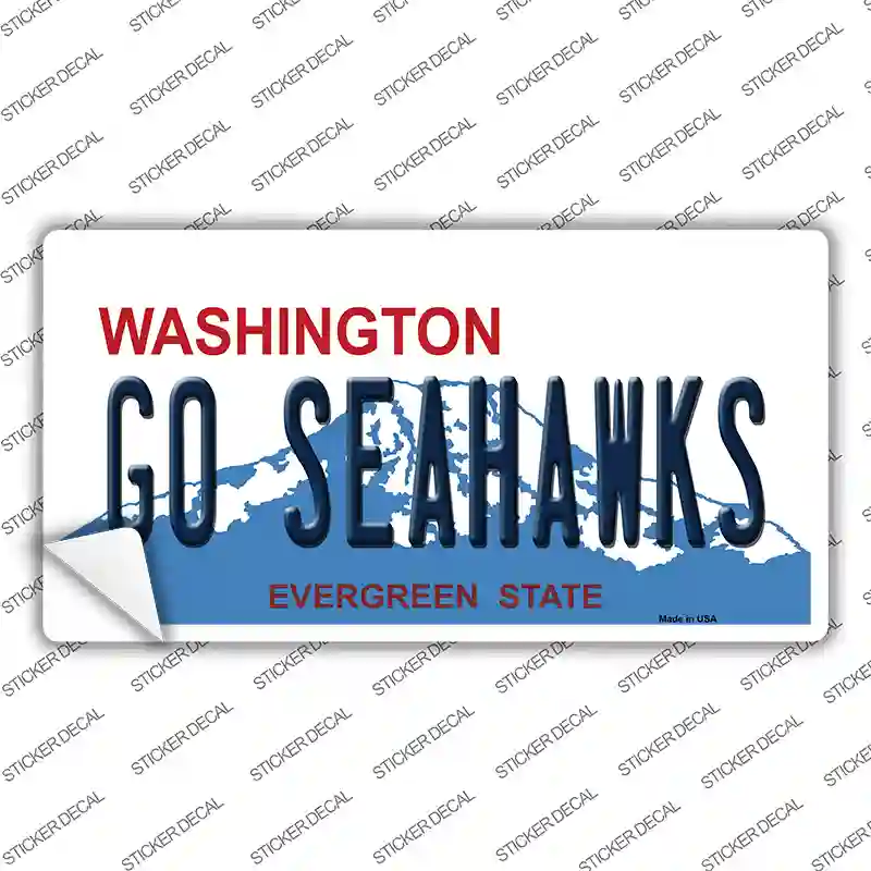 Go Seahawks Novelty Sticker Decal