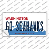 Go Seahawks Novelty Sticker Decal