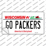 Go Packers Novelty Sticker Decal