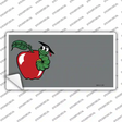 Teacher Apple Offset Novelty Sticker Decal