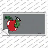 Teacher Apple Offset Novelty Sticker Decal