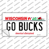 Go Bucks Novelty Sticker Decal
