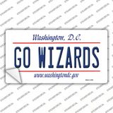 Go Wizards Novelty Sticker Decal