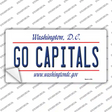 Go Capitals Novelty Sticker Decal