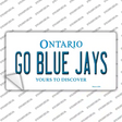 Go Blue Jays Novelty Sticker Decal