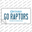 Go Raptors Novelty Sticker Decal
