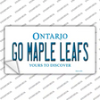 Go Maple Leafs Novelty Sticker Decal