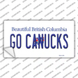 Go Canucks Novelty Sticker Decal