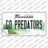 Go Predators Novelty Sticker Decal